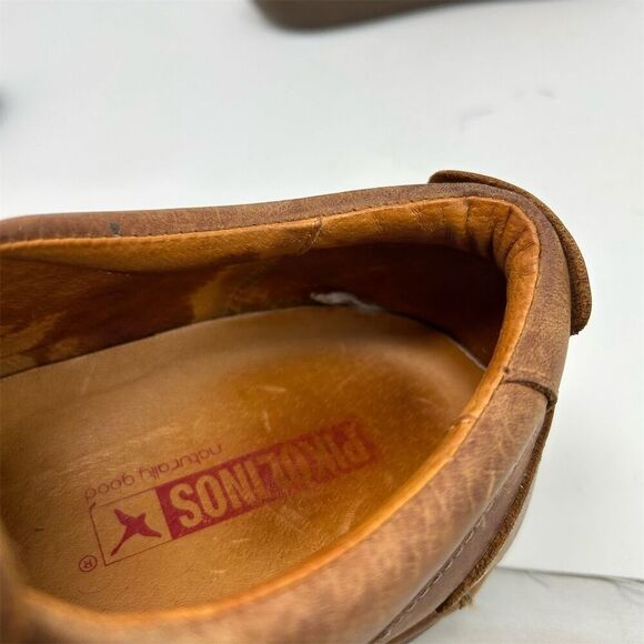 Pikolinos Men's San Telmo Brown Leather Slip-On Loafers EU 44 (US 10-10.5) - Picture 14 of 16